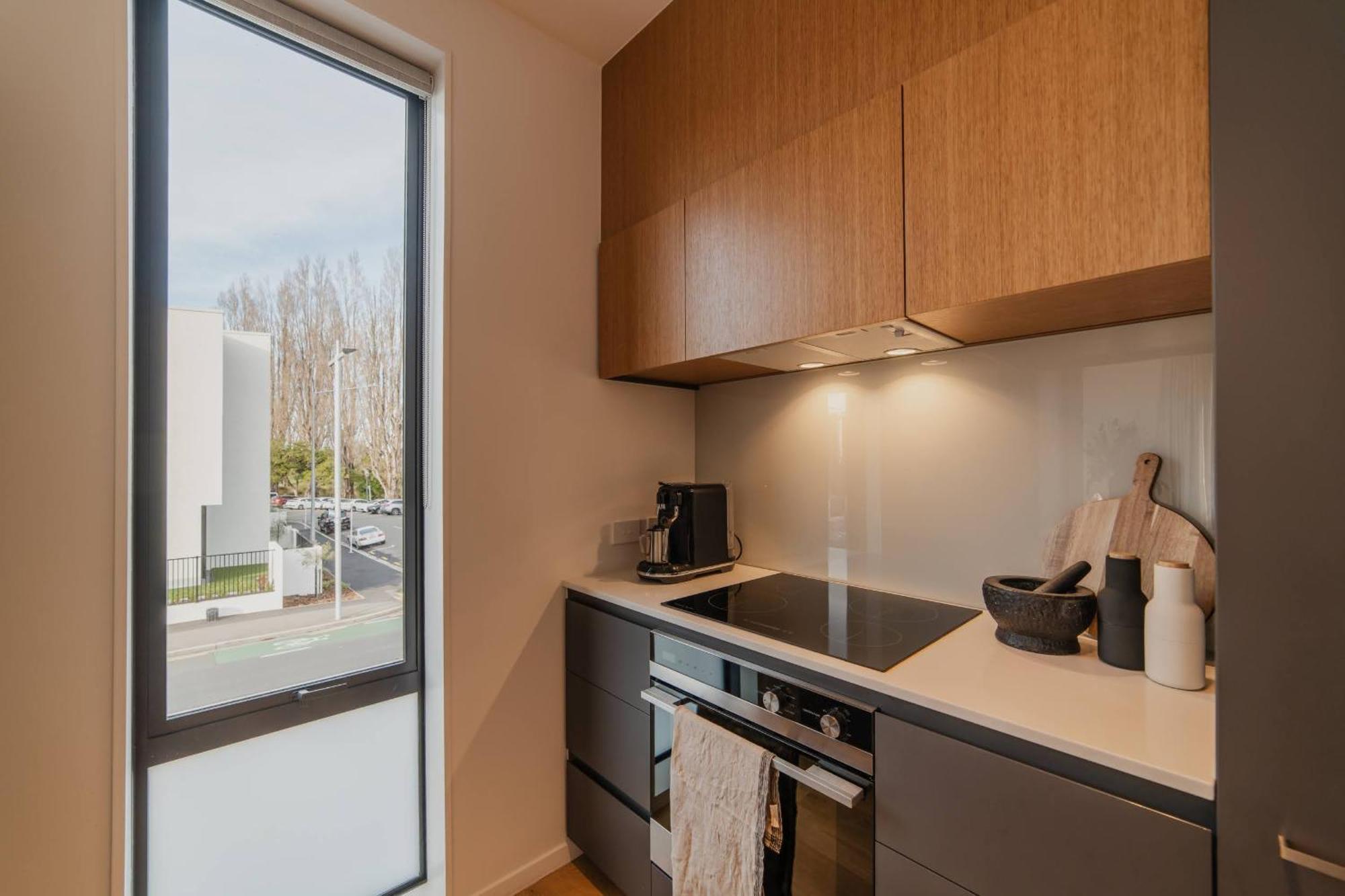 Willa Chic And Contemporary Living At Cambridge Terrace Christchurch Zewnętrze zdjęcie