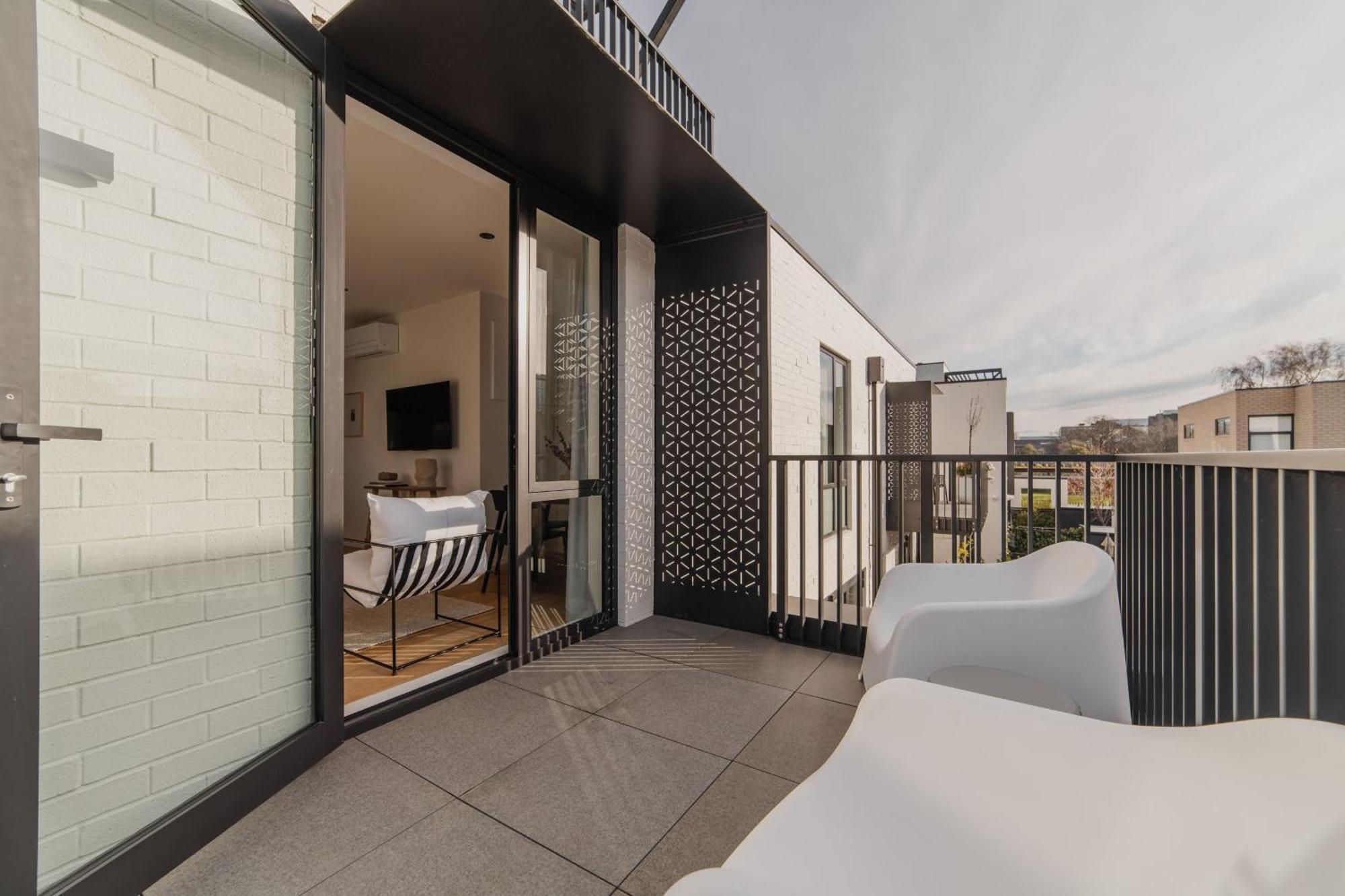 Willa Chic And Contemporary Living At Cambridge Terrace Christchurch Zewnętrze zdjęcie