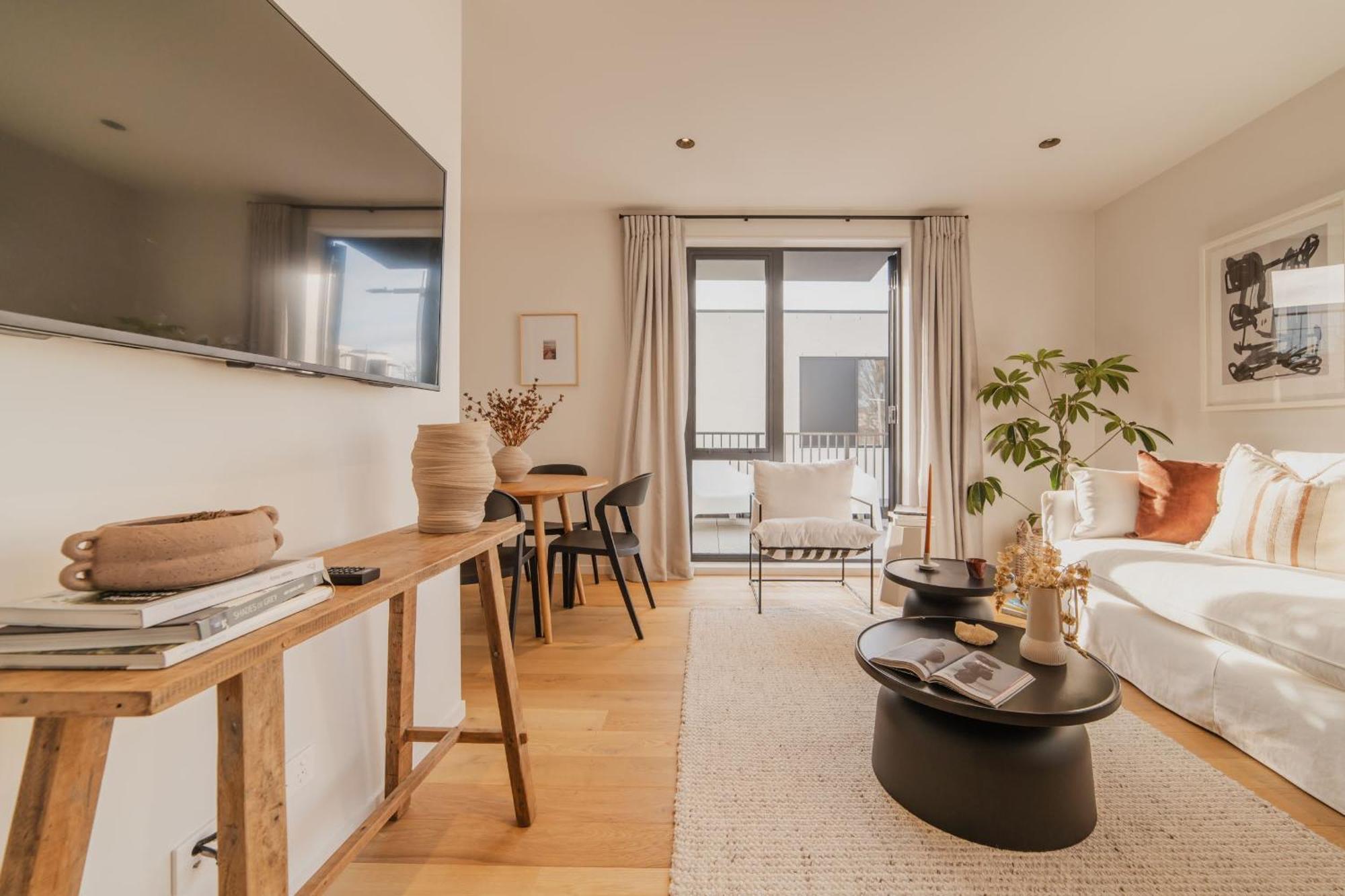 Willa Chic And Contemporary Living At Cambridge Terrace Christchurch Zewnętrze zdjęcie