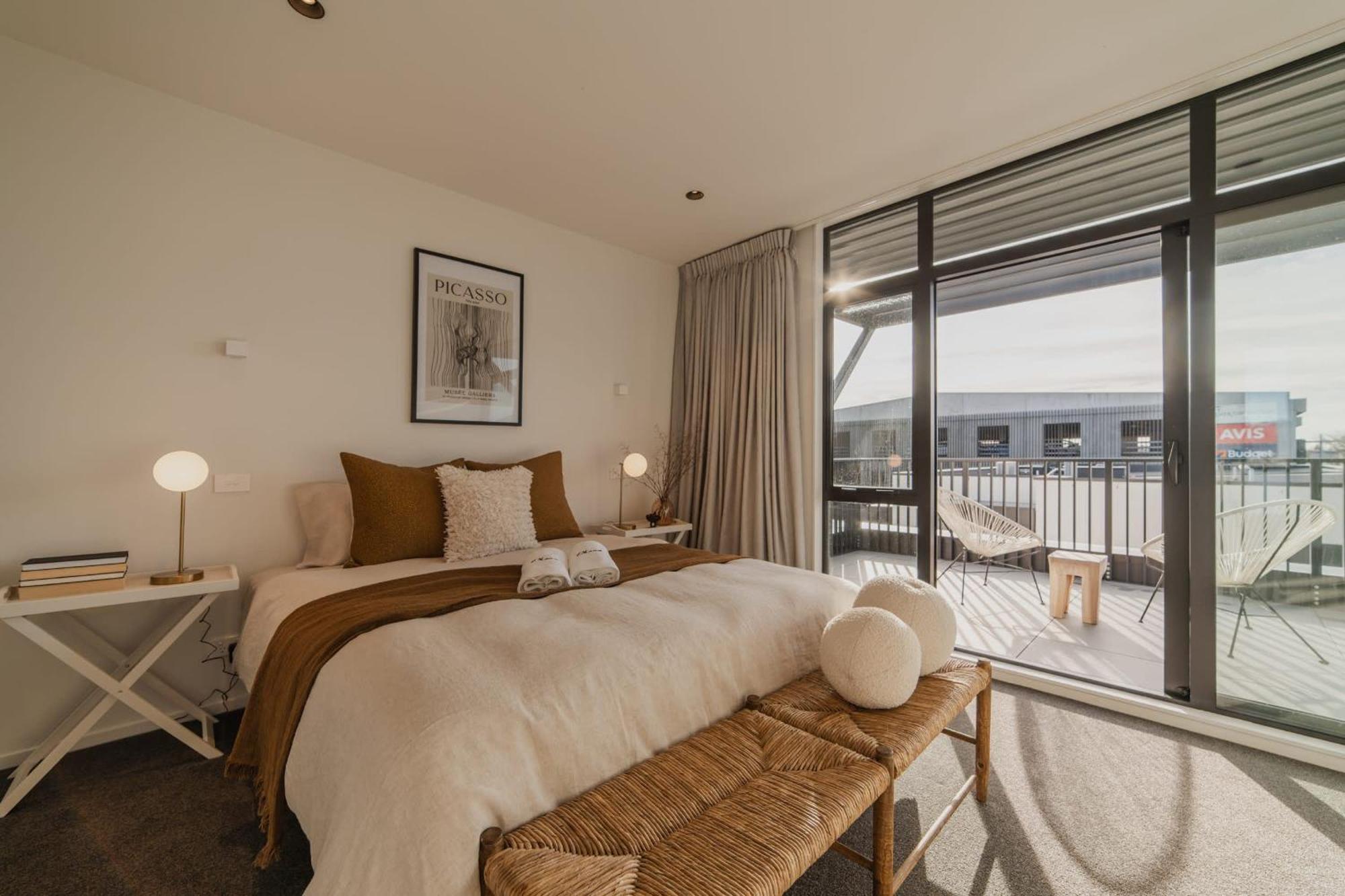 Willa Chic And Contemporary Living At Cambridge Terrace Christchurch Zewnętrze zdjęcie