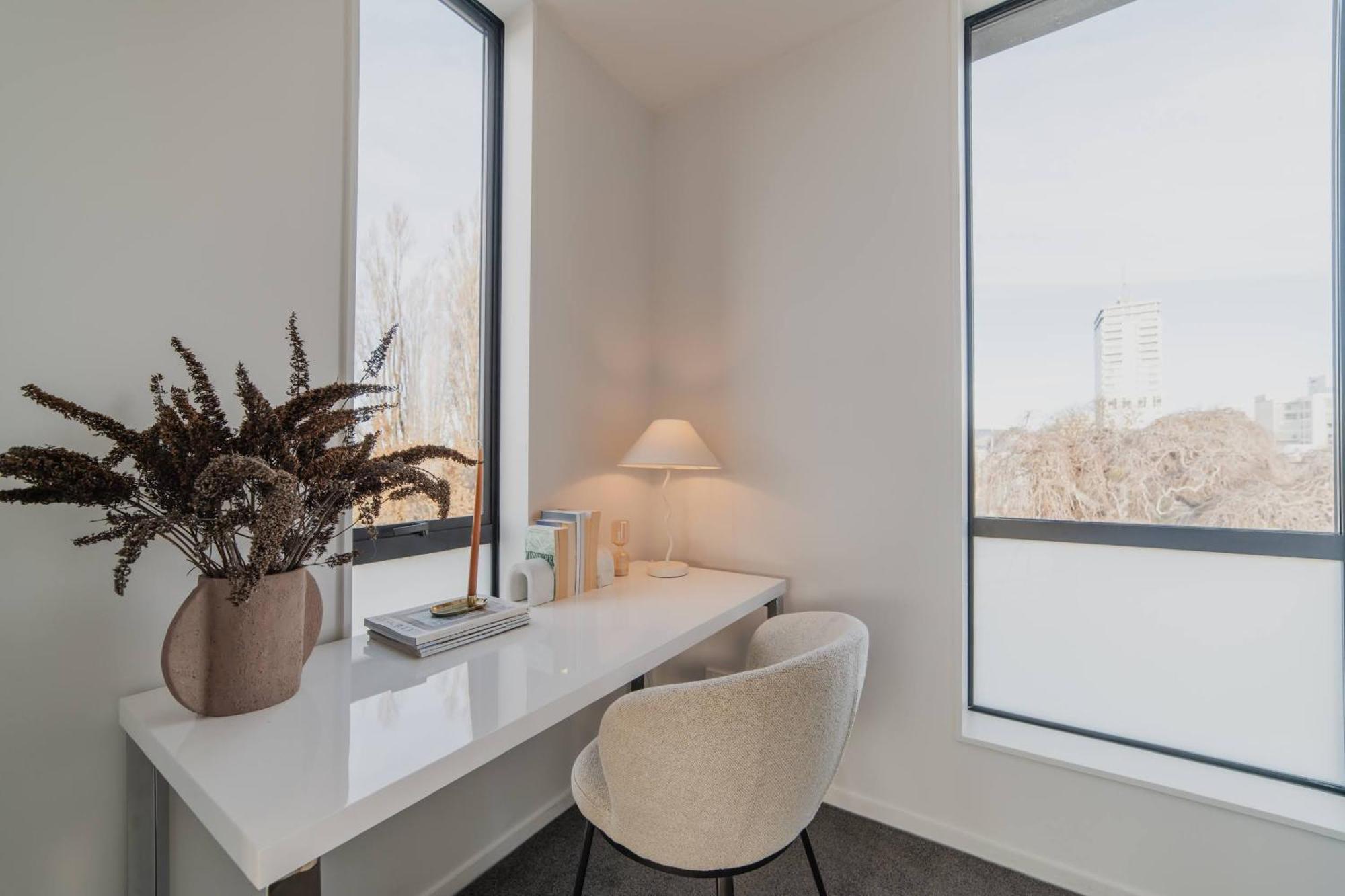 Willa Chic And Contemporary Living At Cambridge Terrace Christchurch Zewnętrze zdjęcie