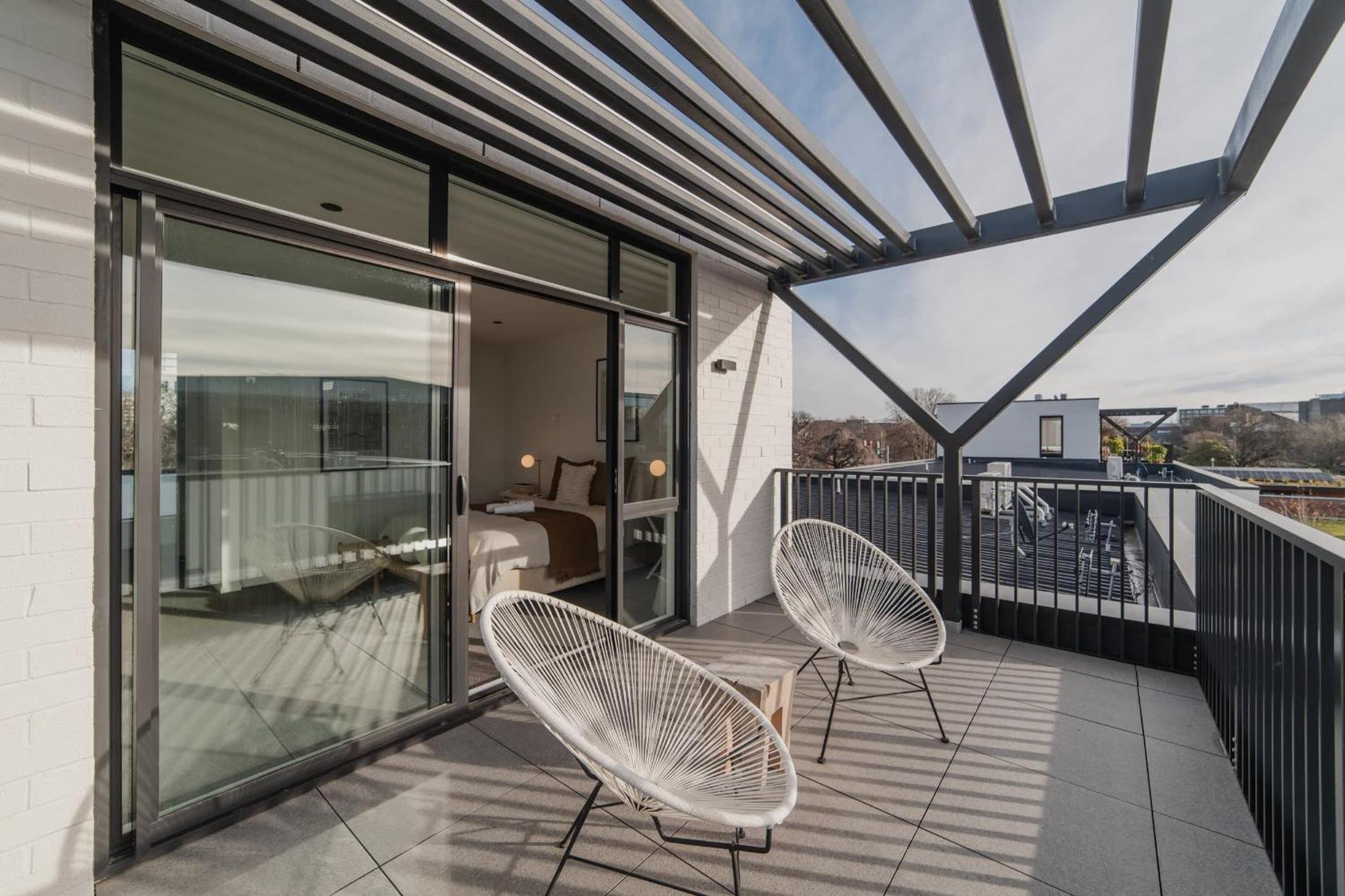 Willa Chic And Contemporary Living At Cambridge Terrace Christchurch Zewnętrze zdjęcie
